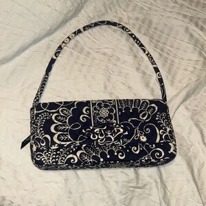 Never Used Vera Bradley Shoulder Bag, Navy Blue and white design.